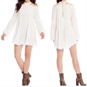 NWT Free People Drift Away Cold Shoulder Dress Small